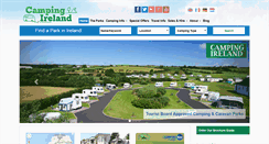 Desktop Screenshot of camping-ireland.ie